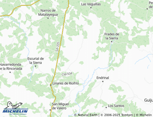 MICHELIN Herguijuela del Campo map - ViaMichelin