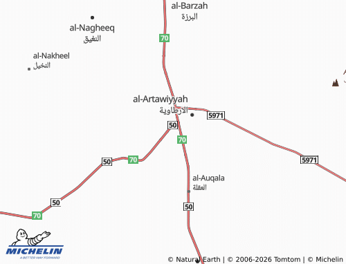 Carte MICHELIN al-Sa'adah - ViaMichelin