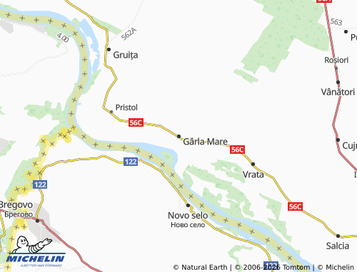 Mappa MICHELIN Gârla Mare - ViaMichelin
