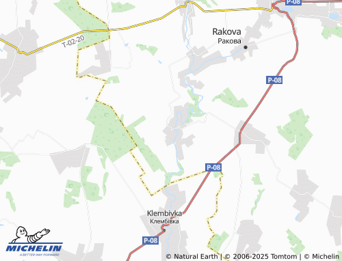 MICHELIN-Landkarte Stina - ViaMichelin
