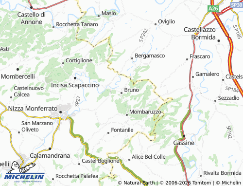 Mapa MICHELIN Bruno - ViaMichelin