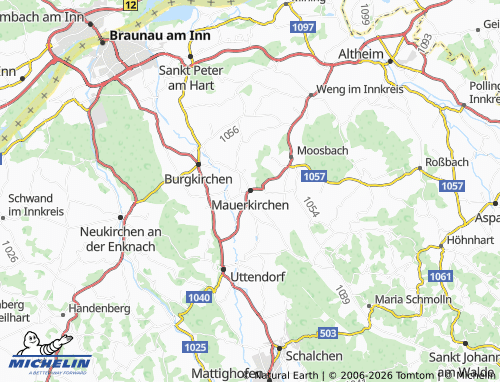 MICHELIN Mauerkirchen map - ViaMichelin