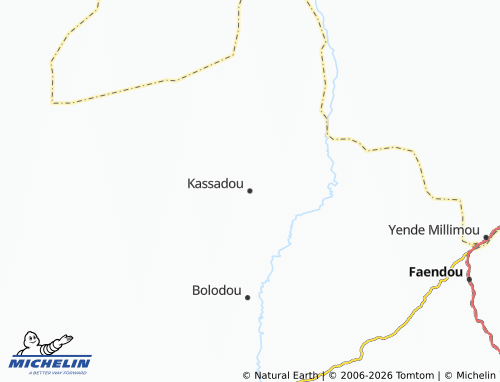 MICHELIN-Landkarte Kassadou - ViaMichelin