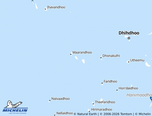 Mappa MICHELIN Thakandhoo - ViaMichelin