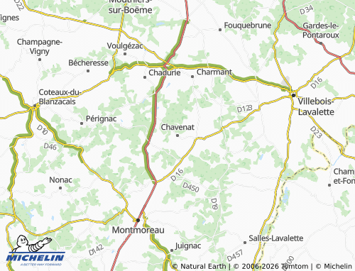 Mapa MICHELIN Chavenat - ViaMichelin