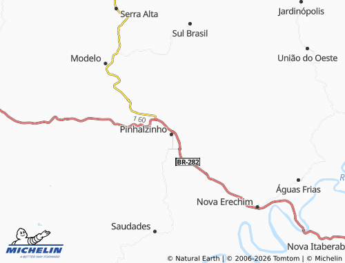 MICHELIN-Landkarte Centro Oeste - ViaMichelin