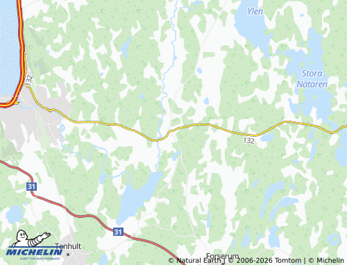 Carte MICHELIN Lekeryd - ViaMichelin