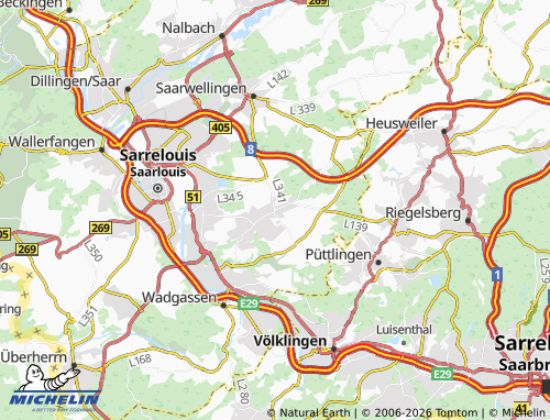 MICHELIN Schwalbach map - ViaMichelin