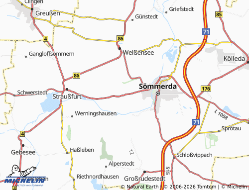 MICHELIN Tunzenhausen map - ViaMichelin
