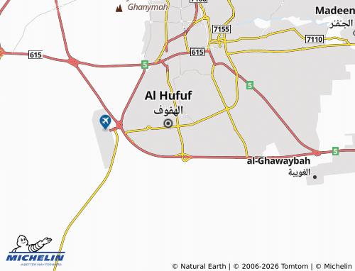 MICHELIN-Landkarte al-Huda - ViaMichelin