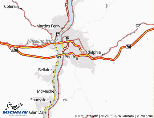 Mappa MICHELIN Bethlehem - ViaMichelin