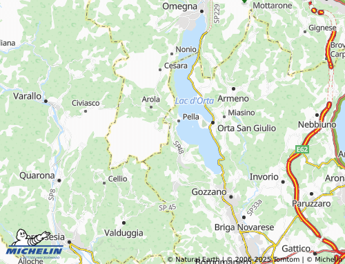 Carte MICHELIN Alzo - ViaMichelin