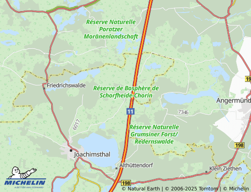 Carte MICHELIN Glambeck - ViaMichelin