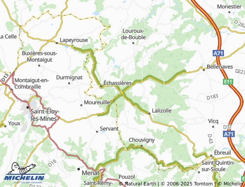 MICHELIN-Landkarte La Bosse - ViaMichelin