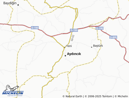 MICHELIN Danlıdağ map - ViaMichelin