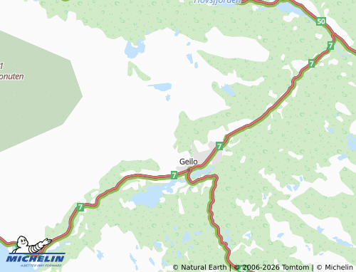 MICHELIN-Landkarte Gjerdestølen - ViaMichelin
