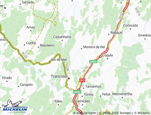 MICHELIN Golfar map - ViaMichelin