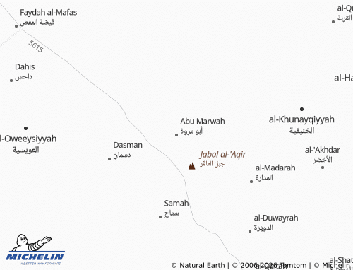 Kaart MICHELIN Abu Marwah - ViaMichelin