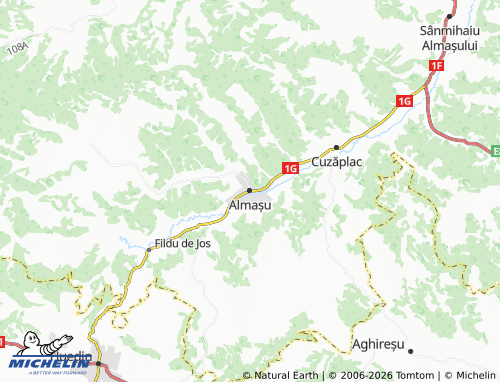 MICHELIN Almașu map - ViaMichelin