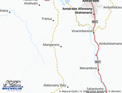 MICHELIN Mangarano map - ViaMichelin