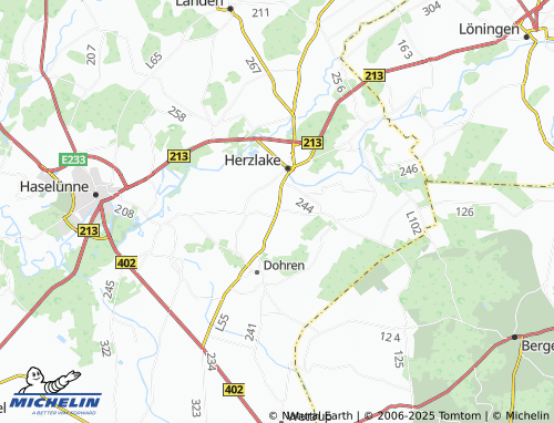 Mapa MICHELIN Felsen - ViaMichelin