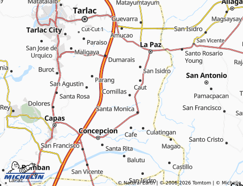 MICHELIN Tinang map - ViaMichelin