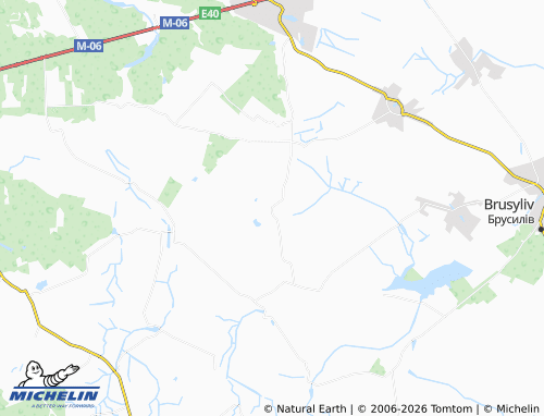 Mapa MICHELIN Pylyponka - ViaMichelin