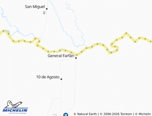Mappa MICHELIN General Farfán - ViaMichelin