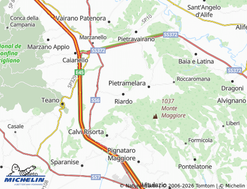 Mappa MICHELIN Riardo - ViaMichelin