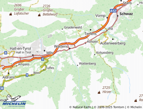 MICHELIN Keilfeld map - ViaMichelin