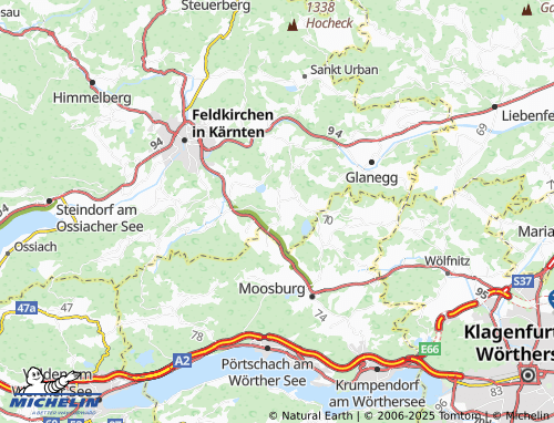 MICHELIN Naßweg map - ViaMichelin