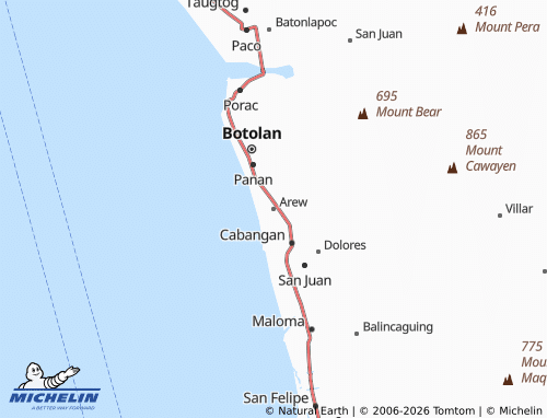 MICHELIN Arew map - ViaMichelin