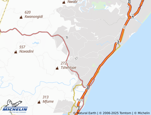 MICHELIN Kwahlongwa map - ViaMichelin
