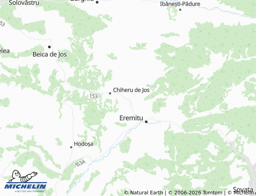 Mapa MICHELIN Chiheru De Sus - ViaMichelin