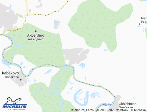 MICHELIN-Landkarte Shipovo - ViaMichelin