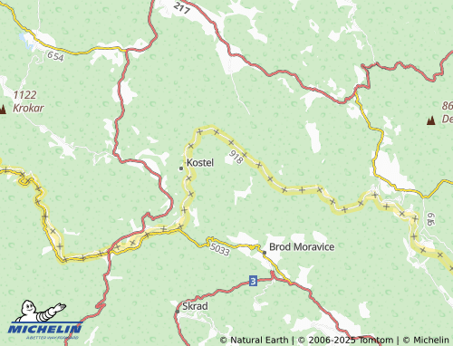 Carte MICHELIN Šimatovo - ViaMichelin