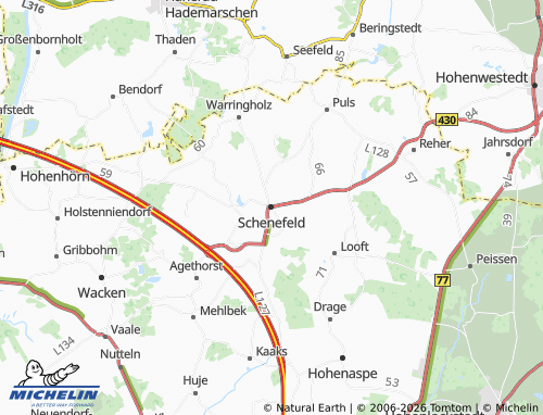 Mappa MICHELIN Schenefeld - ViaMichelin
