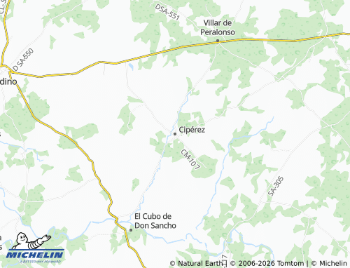 MICHELIN Cipérez map - ViaMichelin