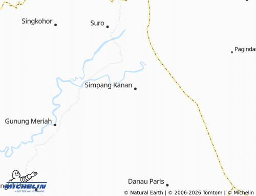 MICHELIN Pertabas map - ViaMichelin