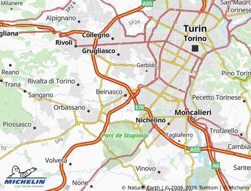 Mapa MICHELIN Beinasco - ViaMichelin
