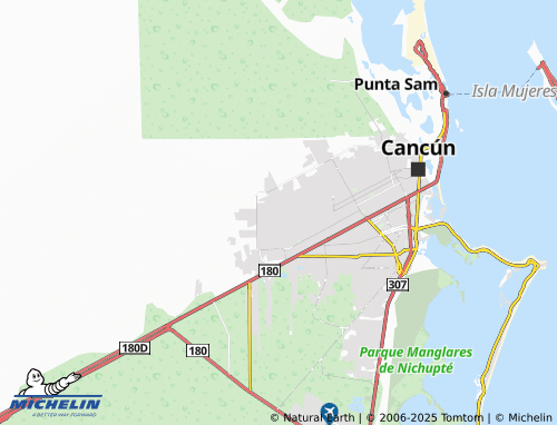 MICHELIN La Florida Supermanzana 204 map - ViaMichelin