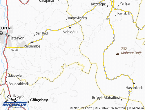 Mappa MICHELIN Emirşah - ViaMichelin
