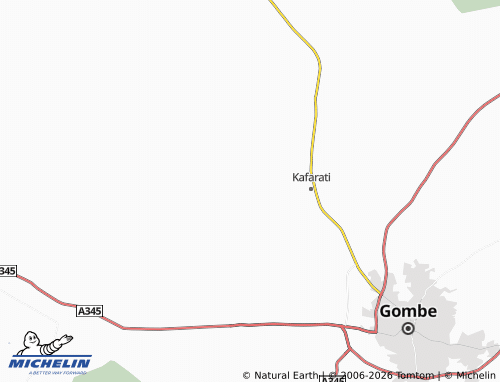 MICHELIN Kom-Filata map - ViaMichelin