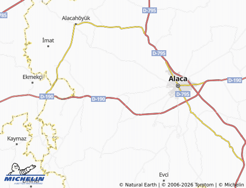 Mappa MICHELIN Eskiyapar - ViaMichelin