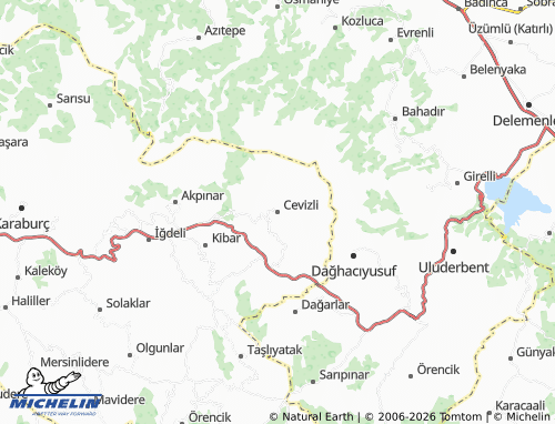 MICHELIN Cevizli map - ViaMichelin
