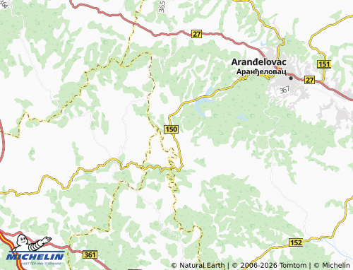 Mapa MICHELIN Jelovik - ViaMichelin