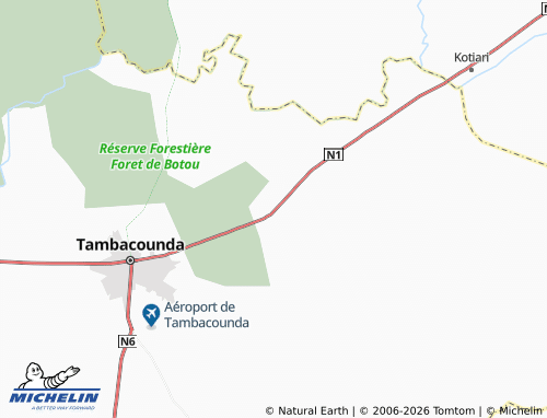 Mapa MICHELIN Botou - ViaMichelin