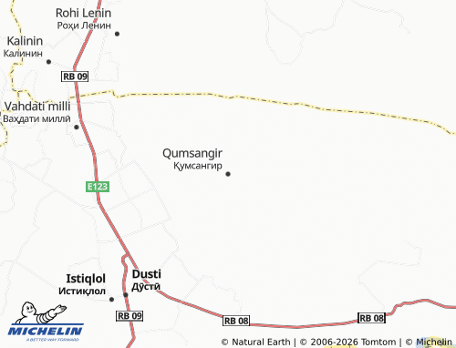 Mappa MICHELIN Qumsangir - ViaMichelin