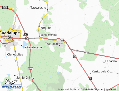 MICHELIN Trancoso map - ViaMichelin
