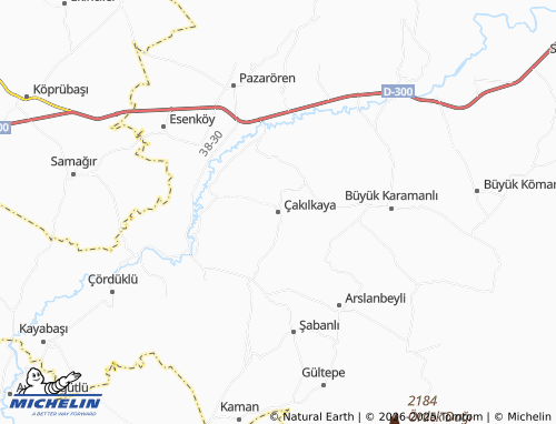 MICHELIN Çakılkaya map - ViaMichelin